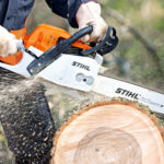 Utilisation tronçonneuse Stihl