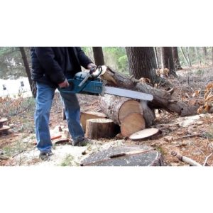 Utilisation découpe tronc Makita DCS 6401