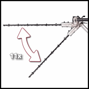 Einhell GC-HC 90-2046 T – tête pivotante Einhell GC-HC 90-2046 T - tête pivotante